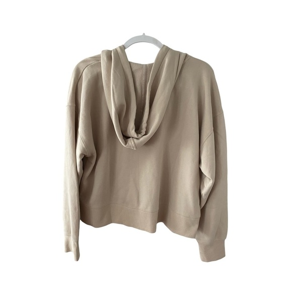 Universal Thread Full Zip Tan Cropped Hoodie Sweatshirt NWT Size XXL - Picture 4 of 7